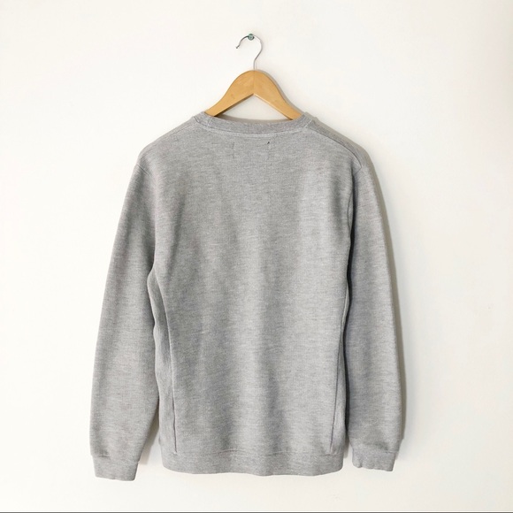 Zara Grey Crewneck Sweater - Picture 2 of 6